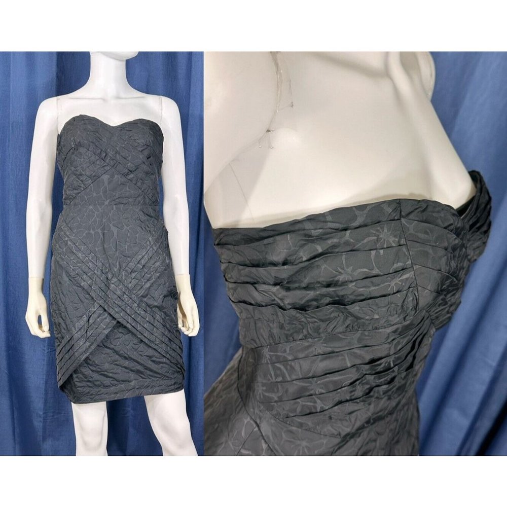 Jean Paul Gaultier (Target) Womens Tubetop nylon mini dress black size 5